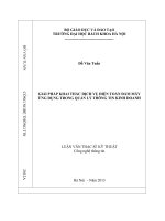 Giải pháp khai thác dịch vụ điện toán đám mây ứng dụng trong quản lý thông tin kinh doanh