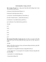 Giải bài tập hóa 11 nâng cao