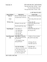 Kế hoạch phối hợp tuần 34- Năm học 2018- 2019