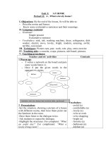 Tải Giáo án Tiếng Anh lớp 7 Unit 3: At home - Lesson 1 - Giáo án điện tử môn Tiếng Anh lớp 7