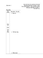 giáo án chủ đề trường mầm non