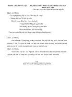 ĐỀ KHẢO SÁT LỚP 8 LẦN 2 NĂM HỌC 2018-2019MÔN: NGỮ VĂN