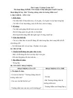 Giáo án Khám phá khoa học