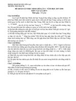 ĐỀ KHẢO SÁT HỌC SINH GIỎI LẦN 1  NĂM HỌC 2017-2018 MÔN VẬT LÍ LỚP 9