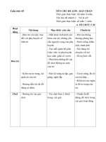 giáo án tuần 5 : Tôi là ai