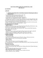 Đề cương giữa học kì 1 môn Địa lý 7 - năm học 2020 - 2021