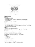 Đề tài VĐCB Đi trong đường hẹp BTPTC Tập với hoa