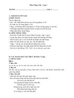 T3 – Đề ôn tập môn Toán – Tiếng Việt khối lớp 1 – Lần 4 Đề 1