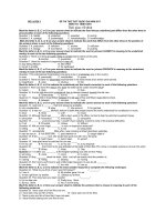 Tải Đề thi thử THPT Quốc gia môn Tiếng Anh năm 2017 có đáp án + giải thích chi tiết (Đề mẫu 3) - Đề thi thử Đại học môn tiếng Anh có đáp án