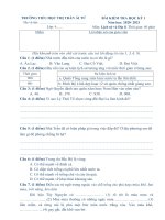 hãy khoanh tròn vào chữ cái trước câu trả lời đúng