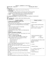 Tải Giáo án Tiếng Anh lớp 10 Unit 14: The World Cup - Lesson 2 - Giáo án điện tử môn Tiếng Anh lớp 10