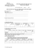 Mẫu A2 - Biên bản kiểm tra công tác thiết bị - thực hành thí nghiệm