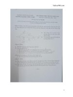 Đề thi cuối học kỳ I năm học 2018-2019 môn Trí tuệ nhân tạo - ĐH Công nghệ