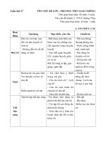 giáo án tuần 27 : Phương tiện giao thông đường thủy