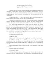 SINH HOẠT dưới cờ TUẦN 1 CHỦ đề THÓI QUEN 