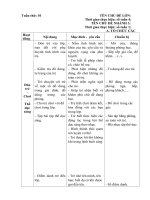 giáo án tuần 10 (chính) Chủ đề: Gia đình