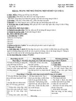 Tải Giáo án Công nghệ 6 bài 11: Trang trí nhà ở bằng một số đồ vật (Tiết 1) - Giáo án điện tử môn Công nghệ lớp 6