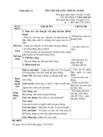 GIÁO ÁN PHỤ TUẦN 14- CHÚ CẢNH SÁT GIAO THÔNG