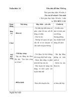 Giáo án tuần 14- Chú cảnh sát giao thông- 2018-2019