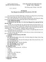 KẾ HOẠCH HOẠT ĐỘNG NGOÀI GIỜ lên lớp 