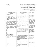 TUẦN 4. lễ hội của bé