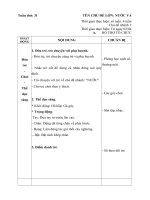 giáo án phụ tuần 31