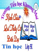 Tuần 24: Tiếp tục với câu lệnh lặp (Tiết 1) | Tiểu học Khương Mai