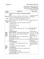 GIÁO ÁN PHỤ TUẦN 4- LỄ HỘI MÙA THU