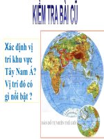 Địa 8 - Tiết 11 - Bài 10 - Điều kiện tự nhiên khu vực Nam Á