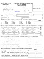 Đề thi đại học môn Tiếng Anh khối D năm 2003 | dethivn.com