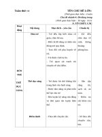 giáo án tuần 11: đồ dùng gia đình năm học 2017-2018