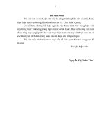 (Luận văn thạc sĩ) - Phân tích hàm lượng phốt phát và một số hợp chất của nitơ trong hệ xử lý nước thải sử dụng giá thể vi sinh chuyển động