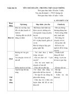 giáo án tuần 26 : Phương tiện giao thông đường bộ