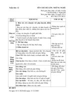 Giáo án phụ tuần 12- Nghề phổ biến