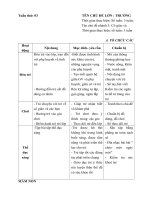 KH tuần 3 (2019 - 2020) cô giáo và các bạn