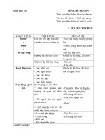 Kế hoạch phối hợp tuần 14- Năm học 2018- 2019