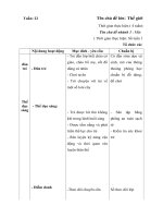 Giáo án tuần 22. Một số loại cây. NH 2017 - 2018