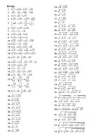 Bài tập rút gọn biểu thức số-Toán 9