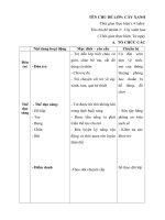 Giáo án tuần 22- Cây xanh hoa quả bé thích- 2018- 2019