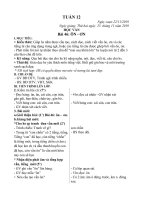 giao an lop 1 tuan 12