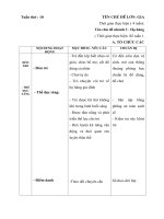 giáo án tuần 10. Họ hàng gia đình