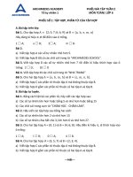 AASS toán k6  tuần 2 tiết 1 tập hợp, phần tử của tập hợp 