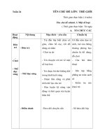 giáo án tuần 24 - một số loại hoa quả năm 2018