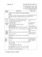 giáo án phụ tuần 30- Ngày và đêm- 2018-2019