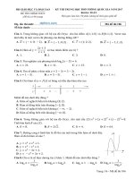 Đề thi trung học phổ thông quốc gia 2017 môn Toán – mã đề 105 | dethivn.com