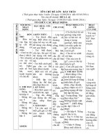 giáo án chủ đề bản thân