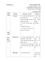 giáo án tuần 10 : đồ dùng gia đình