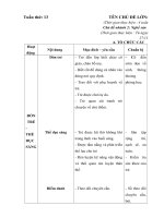 giáo án thuần 13 Nghề sản xuất - năm học 2017-2018