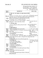 Giao án tuân 25:( Tuần phụ) PTGT đường bộ