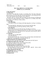 Bài 1: ĐẶC ĐIỂM CỦA CƠ THỂ SỐNG NHIỆM VỤ CỦA SINH HỌC